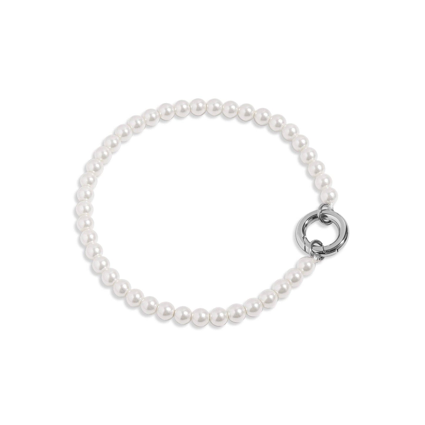 Pearl Charm Keeper Bracelet