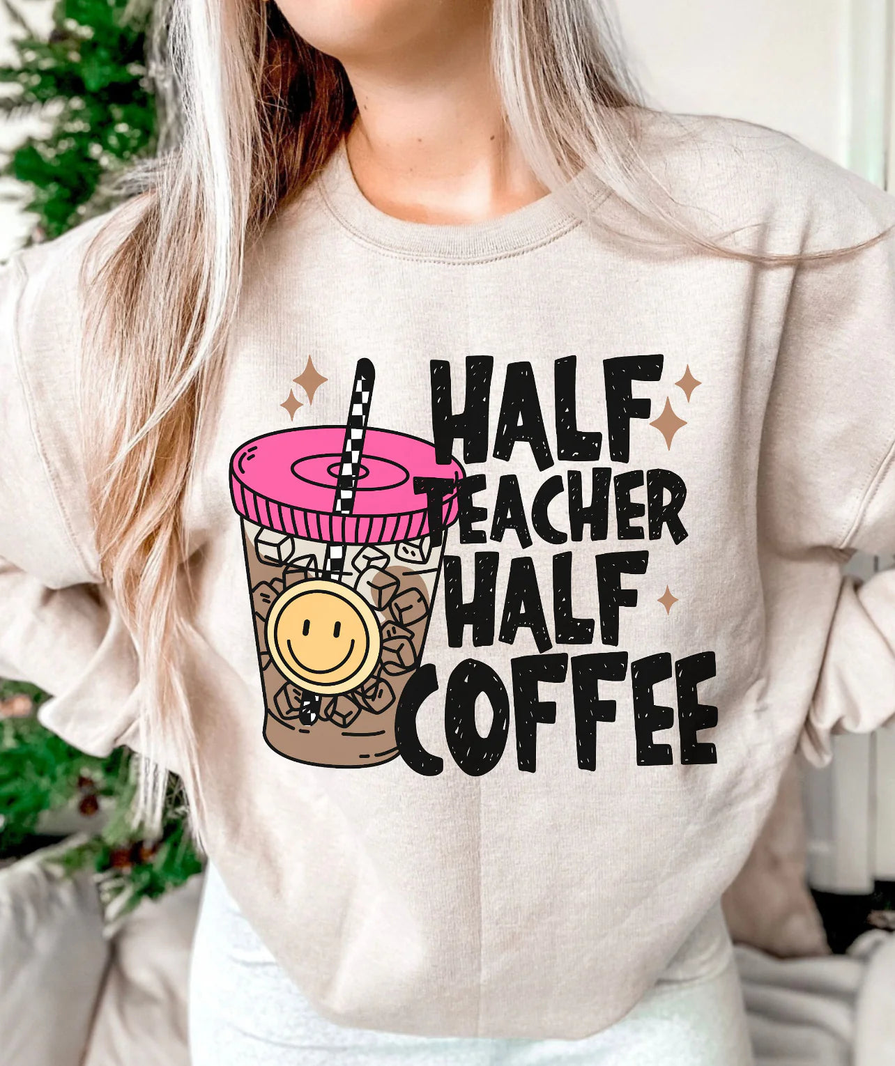 Half Teacher Half Coffee Tshirt