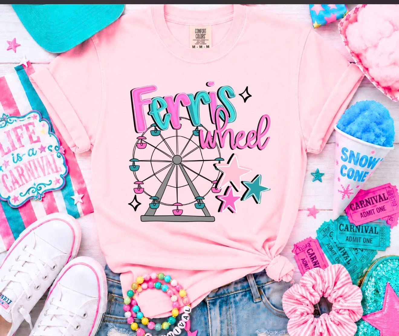 Ferris Wheel Graphic Tee