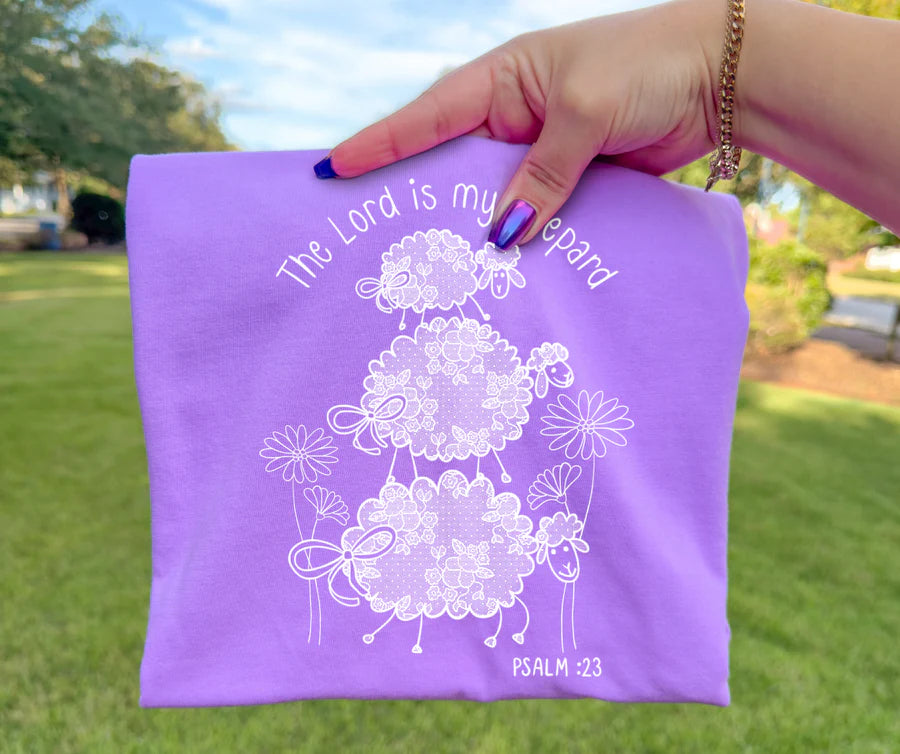 Faux Lace Psalm 23 Tshirt