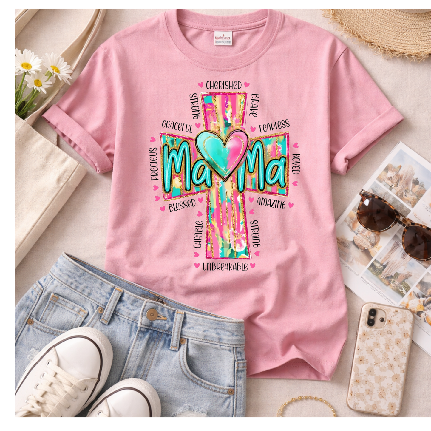 Mama Cross Tshirt