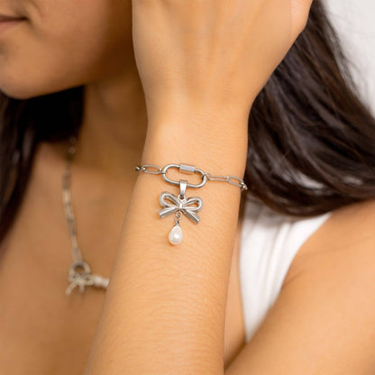 Paperclip Carabiner Bracelet