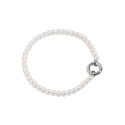 Pearl Charm Keeper Bracelet