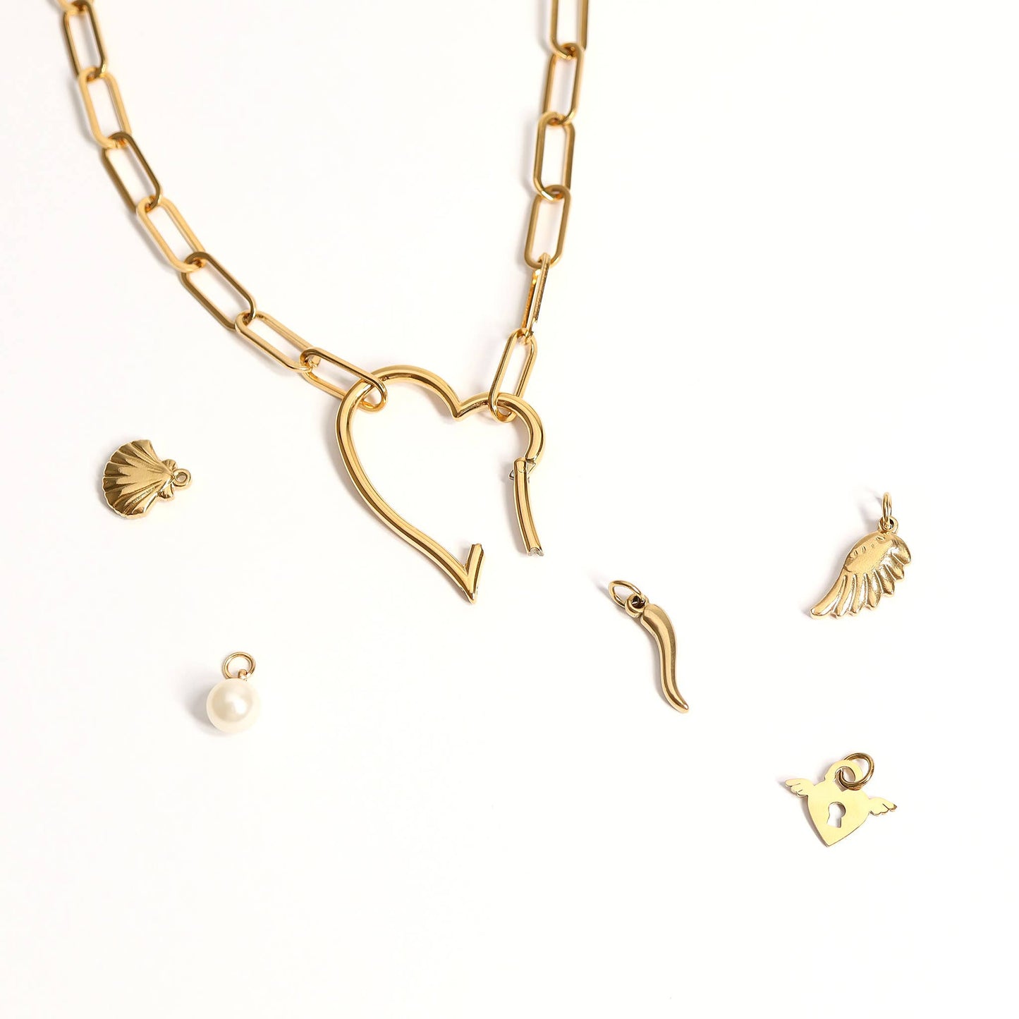 Small Angel Wing Charm