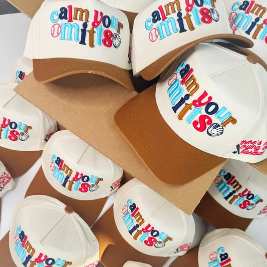 Calm Your Mitts Puff Stitch Hat