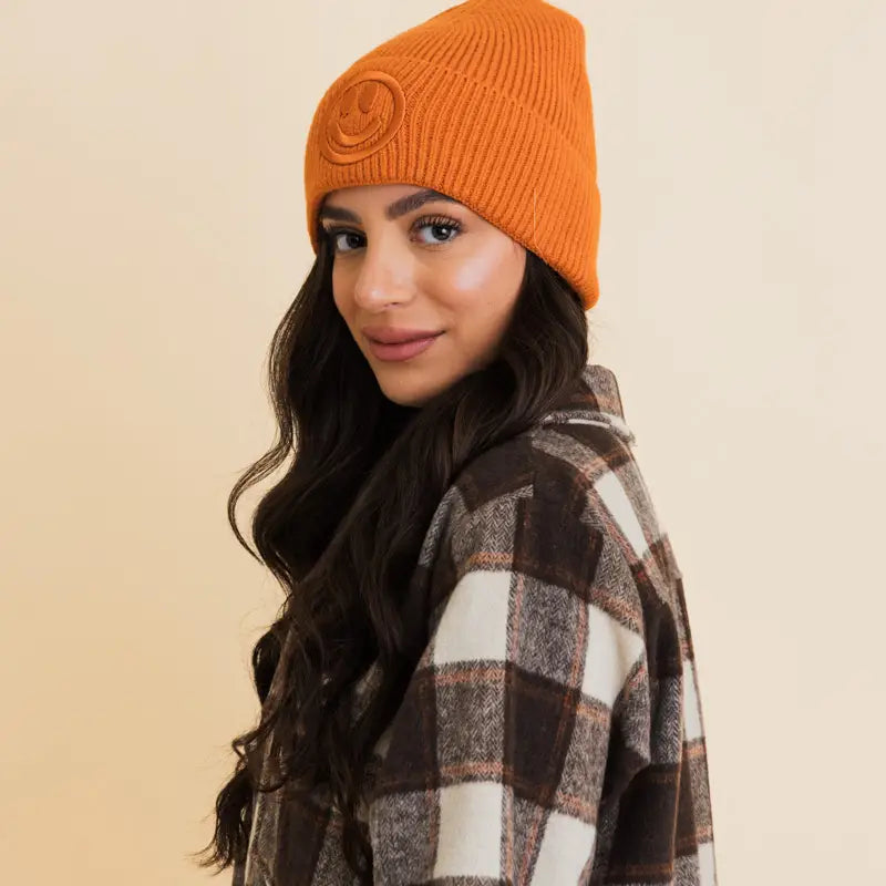 Happy Face Beanie
