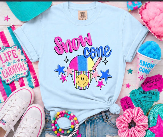 snow cone graphic tee