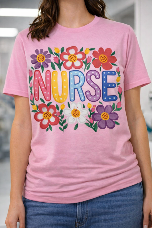 Nurse Vibrant Floral