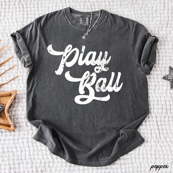 Play Ball Tee *Pepper*