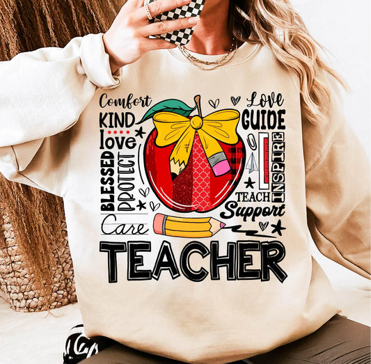 Teacher Pencil Apple
