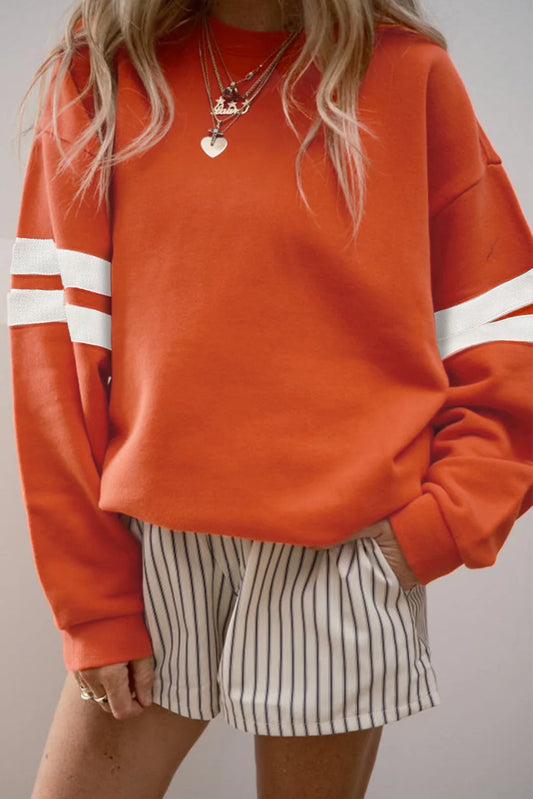 Varsity Stripe Orange