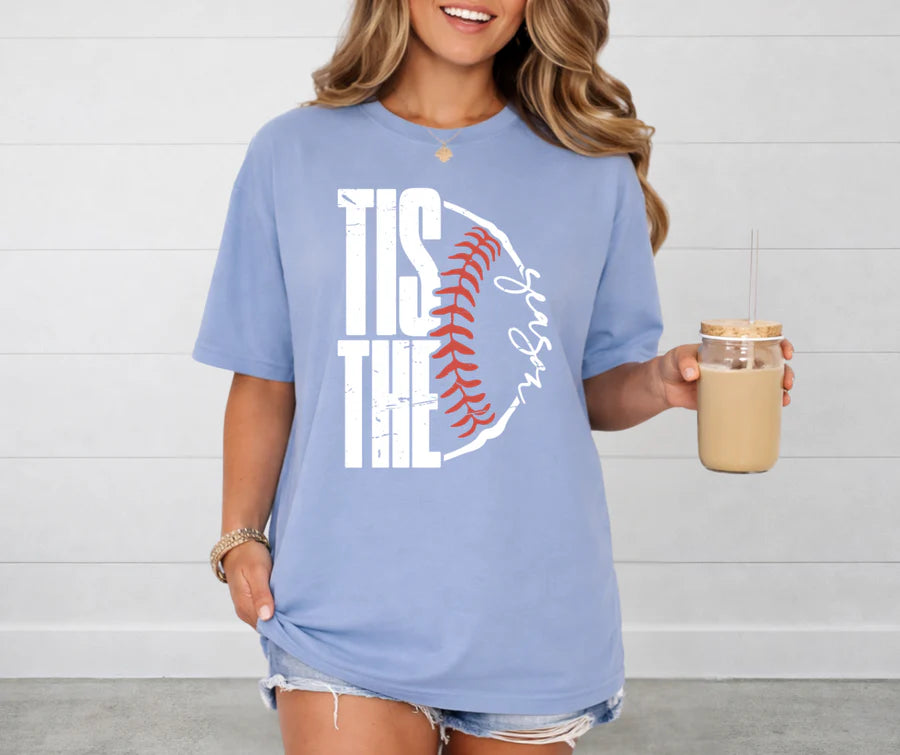 Tis The Season Baseball Tee