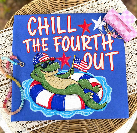 Chill the Fourth Out Gator Graphic Tee