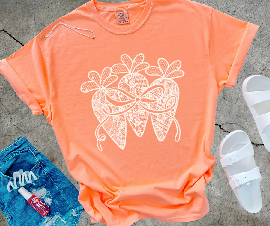 Faux Lace Carrot Tshirt