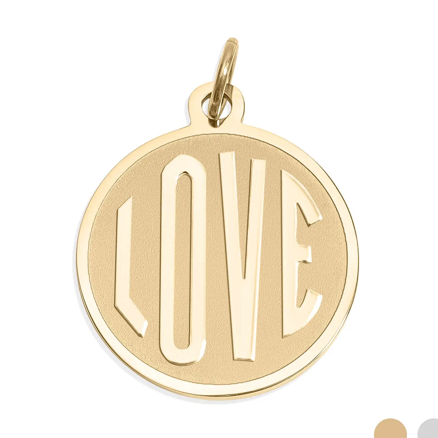 Round Love Charm