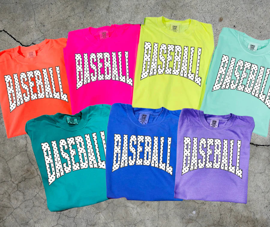 Polka Dot Baseball Tee