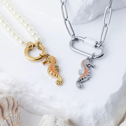 Epoxy Seahorse Charm
